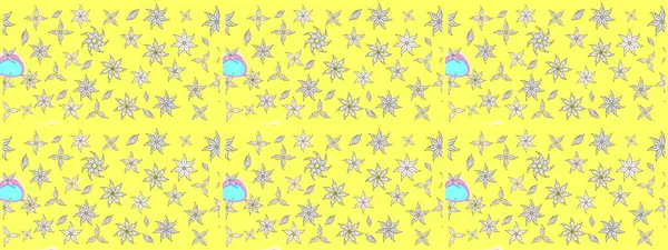 Kızılderili desenli desenli desenli şal deseni. Etnik Mandala süsü. Raster Henna dövme stili. Tekstil, tebrik kartı, boyama kitabı, telefon kılıfı baskısı için kullanılabilir.