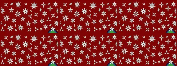 Nazik, narin çiçek arkaplanı. Çiçekli karalama şeklinde Raster çiçek deseni. Kırmızı renkte çiçekler.