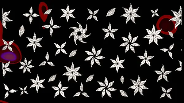 Siyah renkli çiçekler. Nazikçe, güzel çiçek arkaplanı. Raster çiçek desenli ve çiçekli..