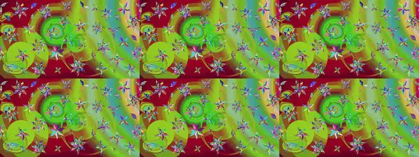 Çiçek yeşili eskiz deseni. Raster çiçek izi. Klasik taslak çizimi.