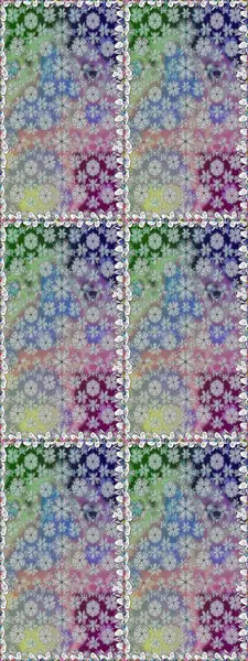 Gri renkte yaz çiçekleri. Raster illüstrasyonu. Raster çiçek desenli ve çiçekli..