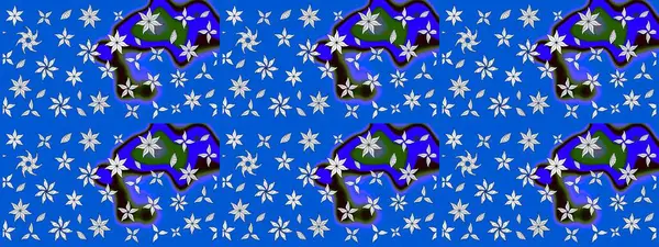 Renkli Bahar Teması eskiz kalıbı. Çiçekli eskiz arkaplanı. Düz Çiçek Elementleri Tasarımı. Çocuk stili.