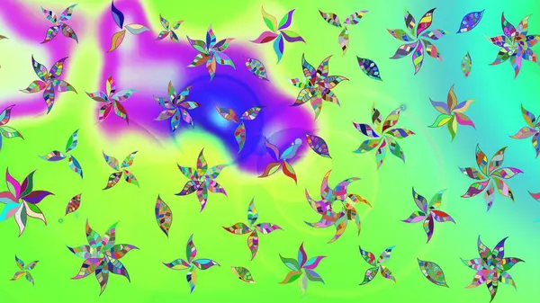 Sevgililer günü ve tebrik kartı konsepti için şık bir davetiye. Üst manzara, yumuşak stil. Çiçek kompozisyonu, el boyası, hassas şablon. Yeşil renkte manzaralı çiçek deseni.