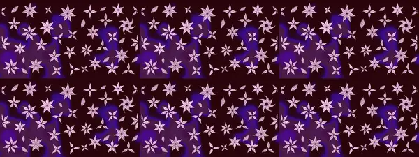 Raster illüstrasyonu. Kahverengi renkli çiçekler. Çiçek desenli eskiz, vuruşlar, sıçramalar, yaz çiçekleri..