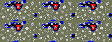 Yeşil lale çiçekli Raster eskiz deseni. Doğal kozmetik ürünleri, parfüm, çiçekçi dükkanı için bahar ihalesi tasarımı. Karşılama ya da düğün geçmişi olarak kullanılabilir. Paket kağıdı için en iyisi..