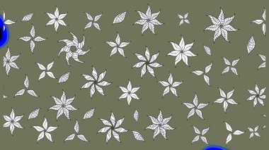 Yumuşak pamuk tasarımı. Raster 'ın taze dokusu. Yumuşak fayans. Paketleme, tekstil, duvar kâğıdı için çiçek eskizi. Klasik çiçek deseni.