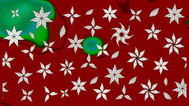 Sabıka fotoğraflarında, bebek kıyafetlerinde, duvar kâğıtlarında, paket kutularında falan kullanılabilir. Zarif, parlak ve eskiz kırmızı çiçek deseni tasarımı.