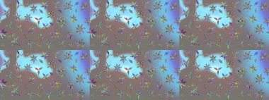 -Gri çiçekler. Çiçek kompozisyonu. Doğa. Raster deseni. Çiçek kolajı. Çiçek arkaplan. Küçük çiçekte güzel desen var..