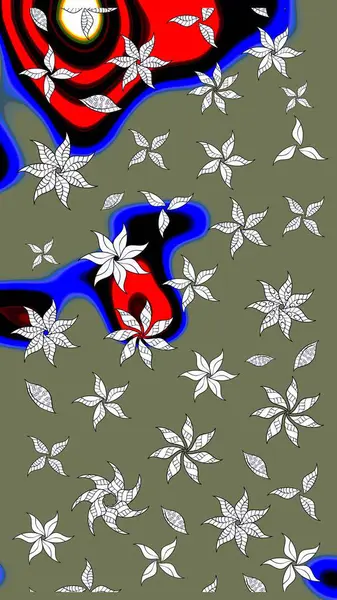 Raster. Güzel suluboya çiçekler, parlak resim ilham verici çiçek desenli eskiz arka plan.