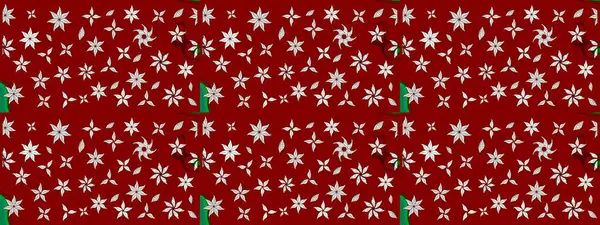 Şirin çiçekler. Çizgi çizimi kalıbı. Raster Moda kumaş deseni.