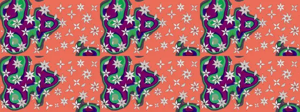 Sabıka fotoğraflarında, bebek kıyafetlerinde, duvar kâğıtlarında, paket kutularında falan kullanılabilir. Zarif, parlak ve eskiz turuncu çiçek desenli.