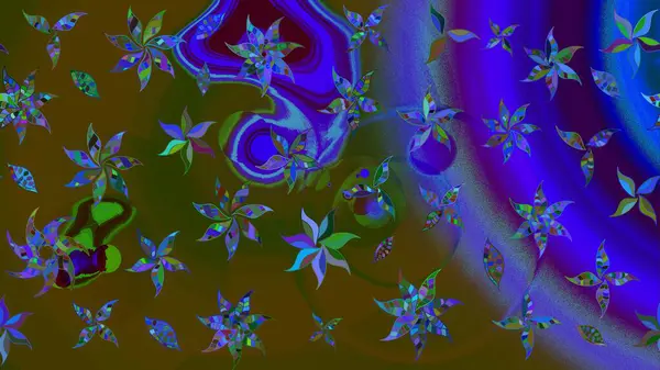 Parlak elementlerin. El çizimi Raster çizimi. Çizim çiçek deseni duvar kağıdı, web sitesi arkaplanı, paket kağıdı, davetiye, broşür, pankart veya web sitesi için kullanılabilir.