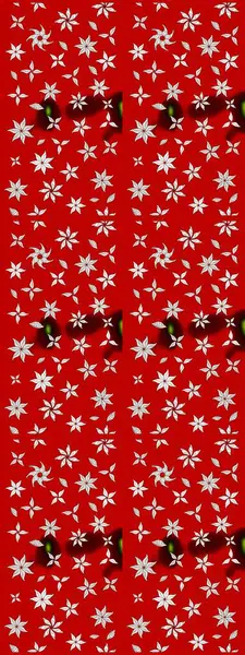 Kırmızı renkte çiçekler. Renkli bahar temalı eskiz kalıbı. Çiçekli çiçek deseni, suluboya. Düz Çiçek Elementleri Tasarım Raster illüstrasyonu.