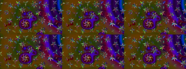 Raster - stok. Eskiz arkaplan modeli. Suluboya, elle çizilmiş. Vadinin çiçekleri kahverengi renklerde.