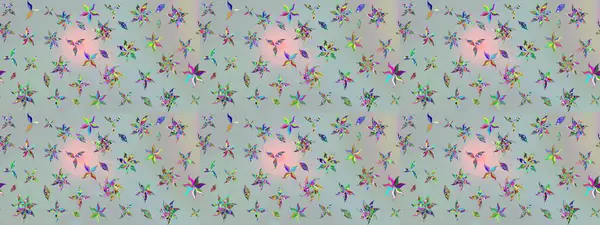 Nazik romantik baskı. Tatil havası. Gri renkli çiçekler. Raster güzel bir çiçek deseni çizmiş. Bahar mevsimi.