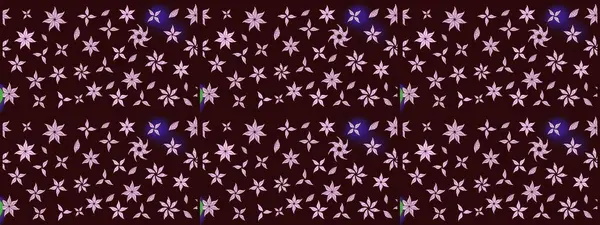 Raster illüstrasyonu. Miles Fleur, süslü püslü bir süs. Kumaş, tekstil, duvar kağıdı baskısı için. Eski usul. Eskiz geçmişi. Tomurcukları papatya çiçekleri olan sevimli bir çiçek deseni..