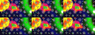 Raster illüstrasyonu. Ultraviyole kumaş deseni. Organik motif arka planı. Çizim deseni.