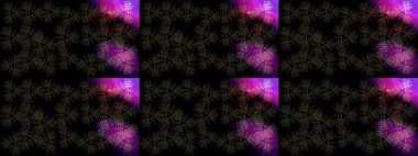 Kış kar taneleri, raster arka plan. Yüzey için tekrarlanan doku, ambalaj kağıdı, siyah, gri ve kahverengi renkler üzerine kar tanesi.