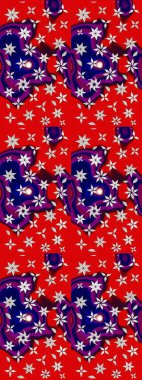 Çiçekli bahar çiçekleri. Küçük çiçekte güzel bir desen. Küçük renkli çiçekler. Moda baskıları için zarif bir şablon. Motley illüstrasyonu. Çizim.