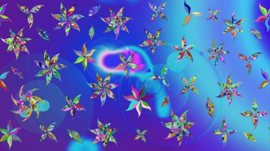 Yatak çarşafları, ceket, paket tasarımı, kumaş ve moda kavramları için tekstil baskısı. Çiçekleri, deniz kabukları, mandalaları ve suluboya efektleriyle donanma geçmişi. Çizim kalıbı etnik tasarım.