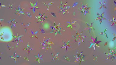 Hoş bir çiçek geçmişi var. Raster illüstrasyonu. Küçük bir çiçekte eskiz deseni. Güzel kumaş deseni.