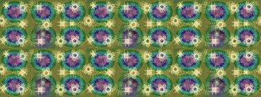 Yeşil, mavi ve nötr renklerde kar tanesi süsü. Kar tanesi süsü Raster illüstrasyonu. Güzel süs eşyası. Kar taneleri izole edildi.