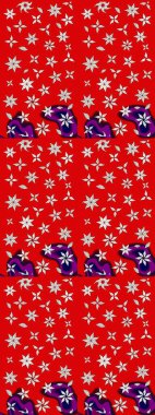 Çiçekli bahar çiçekleri. Küçük çiçekte güzel bir desen. Küçük renkli çiçekler. Moda baskıları için zarif bir şablon. Motley illüstrasyonu. Çizim.