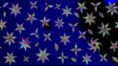 Suluboya çizim kalıbı. Çiçeğin suluboya çizimlerinin mükemmel deseni. Moda baskısı. Dekorasyon ve tasarım için güzel bir desen. Eski.