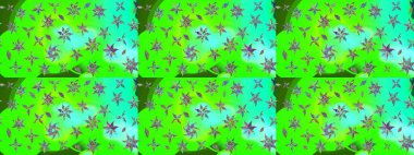 Modern çiçek arkaplanı. Parlak renkli çiçekli ve yeşil yapraklı harika bir çiçek deseni. Halk tarzı. Moda baskıları için zarif bir şablon.