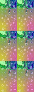 Çizim çiçek deseni duvar kağıdı, web sitesi arka planı, ambalaj kağıdı, davetiye, broşür, afiş veya web sitesi için kullanılabilir. Karalama elementleri. El çizimi Raster illüstrasyonu.