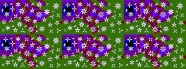 El yapımı çiçek ve bitki koleksiyonu. Raster illüstrasyonu. Eskiz stili yeşil renkler. Şirin karalamalı çiçek desenli çizim. Raster illüstrasyonu.