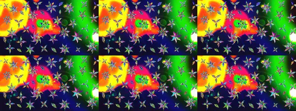 Raster illüstrasyonu. Ultraviyole kumaş deseni. Organik motif arka planı. Çizim deseni.