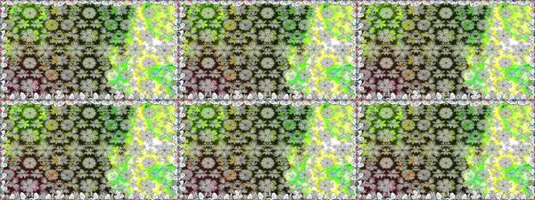 Raster illüstrasyonu. Şirin karalama çiçekleri olan kusursuz çiçek desenleri. Eskiz tarzı renklerde. Raster illüstrasyonu. El yapımı çiçek ve bitki koleksiyonu.