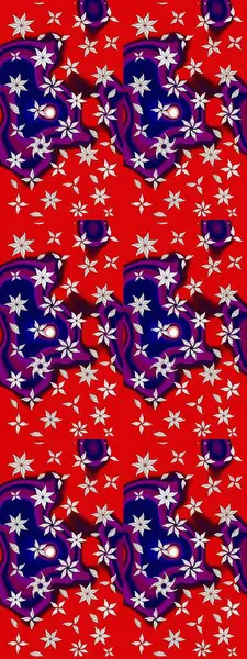 Çiçekli bahar çiçekleri. Küçük çiçekte güzel bir desen. Küçük renkli çiçekler. Moda baskıları için zarif bir şablon. Motley illüstrasyonu. Çizim.