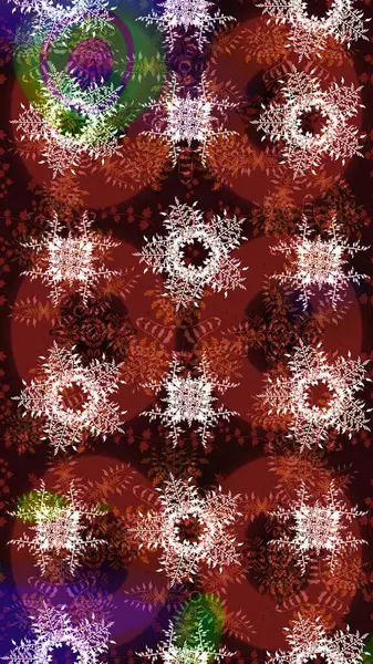 Güzel soyut kar taneleri raster tasarımı. Yeni yıl kar tanesi. Düz kar karalama ikonları, kar taneleri kahverengi, kırmızı ve nötr renklerde siluet Noel afişi, kartlar.