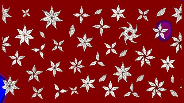 Çiçek desenli çizim. Raster illüstrasyonu. Asya tekstil tarzında. Güzel kumaş deseni. Renkli Bahar Teması eskiz kalıbı. Düz Çiçek Elementleri Tasarımı.