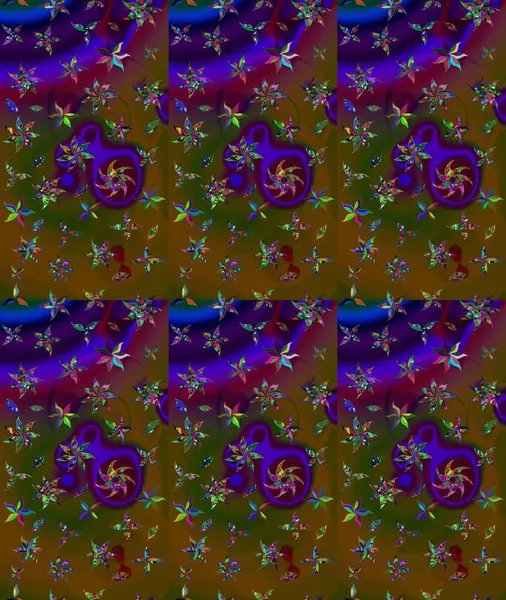 Vadinin çiçekleri kahverengi renklerde. Suluboya, elle çizilmiş. Raster - stok. Taslak arkaplan deseni.