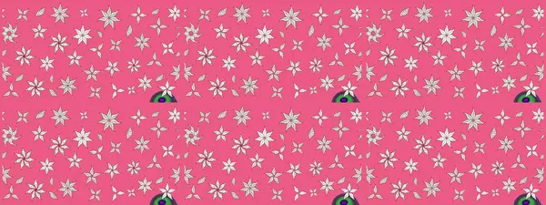 Üzerinde pembe renkte çiçekler olan bir çiçek deseni çiz. Suluboya tarzında pembe renkte çiçekler.