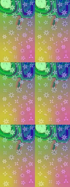 Çizim çiçek deseni duvar kağıdı, web sitesi arka planı, ambalaj kağıdı, davetiye, broşür, afiş veya web sitesi için kullanılabilir. Karalama elementleri. El çizimi Raster illüstrasyonu.