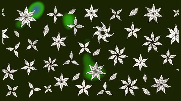 Güzel suluboya yaz çiçekleri deseni..