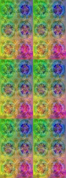 Renkli elementlerle Raster ilginç desen.