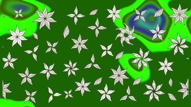 Raster stili kumaş deseni. Çiçekler suluboya çizim deseni.