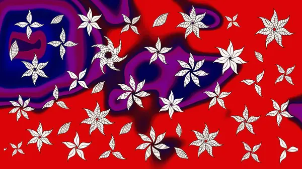 Süslü zentangle çizim dokusu, soyut çiçeklerle süslenmiş. Çiçek deseni duvar kağıdı, desen dolguları ve web sayfası arka planı için kullanılabilir. Şekillendirilmiş çiçekli çizim deseni.