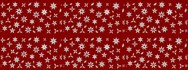 Kırmızı çiçekli eskiz deseni, suluboya çiçek deseni, sevimli çiçek, duvar kağıdı, kart ya da kumaş için fayanslı. Raster - stok.