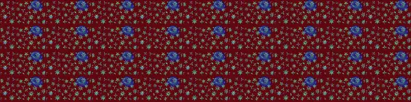 Moda baskıları için zarif bir şablon. Çiçekli yaz çiçekleri. Motley illüstrasyonu. Küçük renkli çiçekler. Robot resim. Küçük çiçekte şirin desenler.