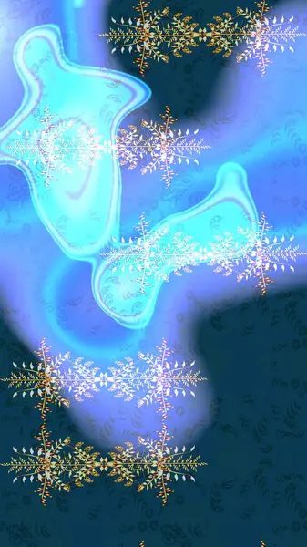 Renkli arka planda izole tatlı kar taneleri. Yuvarlak raster kar tanesi. Raster illüstrasyonu. Güzel kar tanesi. Soyut kış mavisi, nötr ve gri süs.