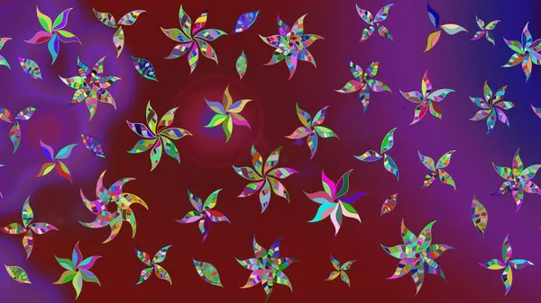 Parlak elementlerin. Çizim çiçek deseni duvar kağıdı, web sitesi arka planı, ambalaj kağıdı, davetiye, broşür, afiş veya web sitesi için kullanılabilir. El çizimi Raster illüstrasyonu.