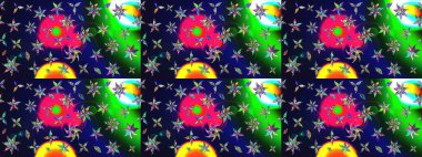 Güzel, parlak, pürüzsüz kumaş, tuval. Çiçek çelengi. Raster illüstrasyonu. Desen, çizim, çiçek sınırı. Kıvırcık, parlak örgü. Klasik eski arkaplan.