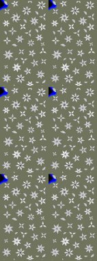 Kızılderili desenli desenli desenli şal deseni. Tekstil, tebrik kartı, boyama kitabı, telefon kılıfı baskısı için kullanılabilir. Raster Henna dövme stili. Etnik Mandala süsü.