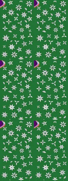 Eskiz klasiği. Düz Çiçek Elementleri Tasarımı. Raster Şirin kumaş deseni. Renkli Bahar Teması çizim şablonu.